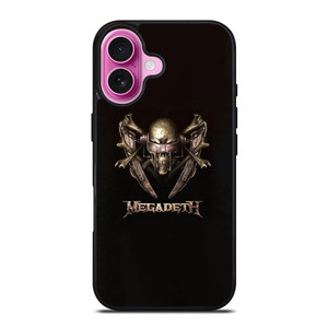 MEGADETH SKULL LOGO iPhone 16 Plus Case Cover