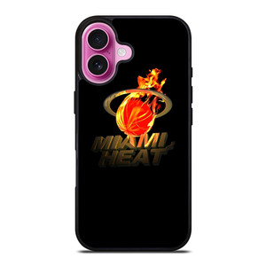 MIAMI HEAT FIRE LOGO iPhone 16 Plus Case Cover