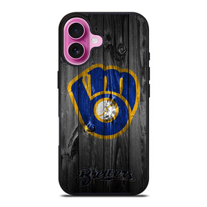 MILWAUKEE BREWERS WOODEN iPhone 16 Plus Case Cover MILWAUKEE BREWERS WOODEN iPhone 16 Plus Case Cover