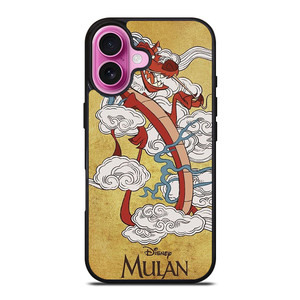 MUSHU MULAN DISNEY 2 iPhone 16 Plus Case Cover MUSHU MULAN DISNEY 2 iPhone 16 Plus Case Cover