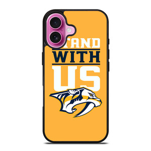 NASHVILLE PREDATORS STAND WITH US iPhone 16 Plus Case Cover NASHVILLE PREDATORS STAND WITH US iPhone 16 Plus Case Cover