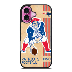 NEW ENGLAND PATRIOTS 1960 iPhone 16 Plus Case Cover
