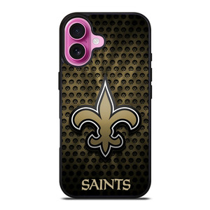 NEW ORLEANS SAINTS METAL iPhone 16 Plus Case Cover NEW ORLEANS SAINTS METAL iPhone 16 Plus Case Cover