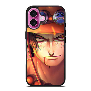ONE PIECE ACE FACE iPhone 16 Plus Case Cover ONE PIECE ACE FACE iPhone 16 Plus Case Cover