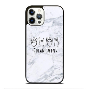 DOLAN TWINS MARBLE LOGO iPhone 12 Pro Case Cover
