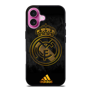REAL MADRID GOLD iPhone 16 Plus Case Cover REAL MADRID GOLD iPhone 16 Plus Case Cover