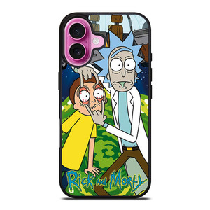 RICK AND MORTY UFO CAR iPhone 16 Plus Case Cover RICK AND MORTY UFO CAR iPhone 16 Plus Case Cover