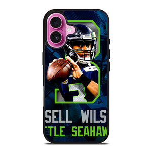 RUSSELL WILSON 3 SEATTLE SEAHAWKS iPhone 16 Plus Case Cover