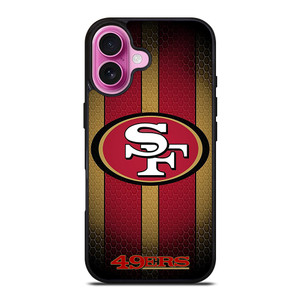 SAN FRANCISCO 49ERS STRIPE iPhone 16 Plus Case Cover SAN FRANCISCO 49ERS STRIPE iPhone 16 Plus Case Cover