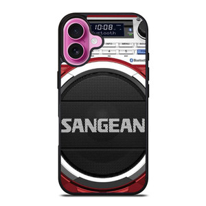 SANGEAN RED RADIO SPEAKER iPhone 16 Plus Case Cover
