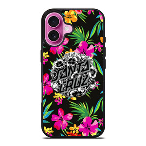 SANTA CRUZ SKATEBOARDS FLOWER iPhone 16 Plus Case Cover SANTA CRUZ SKATEBOARDS FLOWER iPhone 16 Plus Case Cover