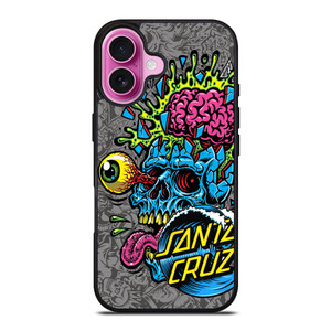 SANTA CRUZ SKATEBOARDS SKULL iPhone 16 Plus Case Cover