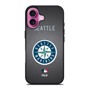 SEATTLE MARINERS MLB LOGO 2 iPhone 16 Plus Case Cover SEATTLE MARINERS MLB LOGO 2 iPhone 16 Plus Case Cover