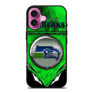 SEATTLE SEAHAWKS THE BLUE WAVE iPhone 16 Plus Case Cover