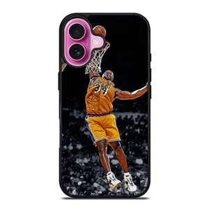 SHAQUILLE O'NEAL LA LAKERS JUMP iPhone 16 Plus Case Cover