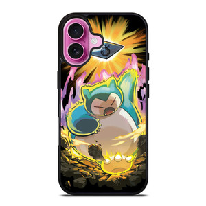 SNORLAX POKEMON ART iPhone 16 Plus Case Cover