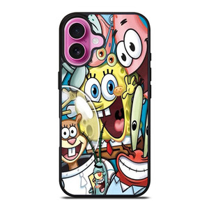 SPONGEBOB CHARACTER iPhone 16 Plus Case Cover