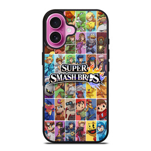 SUPER SMASH BROS CHARACTER iPhone 16 Plus Case Cover