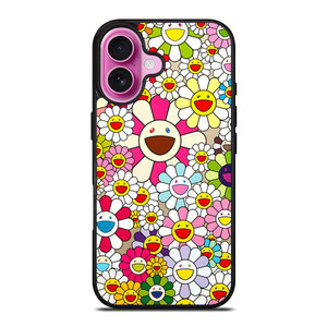 TAKASHI MURAKAMI FLOWERS 1 iPhone 16 Plus Case Cover TAKASHI MURAKAMI FLOWERS 1 iPhone 16 Plus Case Cover