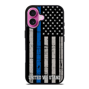 THIN BLUE LINE WE STAND iPhone 16 Plus Case Cover