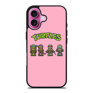 TMNT CHIBI PINK iPhone 16 Plus Case Cover