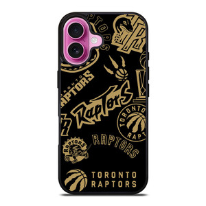 TORONTO RAPTORS LOGO COLLAGE iPhone 16 Plus Case Cover