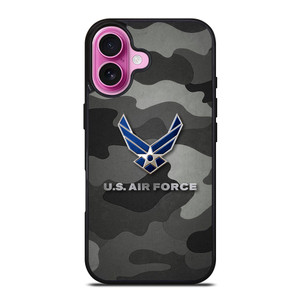 US AIR FORCE CAMO LOGO  iPhone 16 Plus Case Cover US AIR FORCE CAMO LOGO  iPhone 16 Plus Case Cover