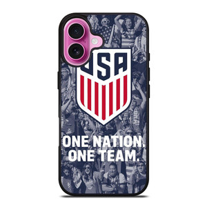 USA SOCCER TEAM ONE NATION ONE TEAM iPhone 16 Plus Case Cover