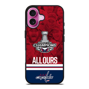 WASHINGTON CAPITALS CHAMPION iPhone 16 Plus Case Cover WASHINGTON CAPITALS CHAMPION iPhone 16 Plus Case Cover