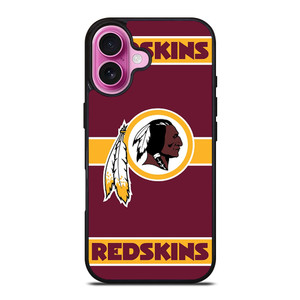 WASHINGTON REDSKINS STRIPE iPhone 16 Plus Case Cover WASHINGTON REDSKINS STRIPE iPhone 16 Plus Case Cover