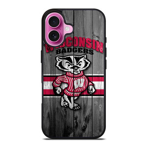 WISCONSIN BADGERS LOGO iPhone 16 Plus Case Cover WISCONSIN BADGERS LOGO iPhone 16 Plus Case Cover