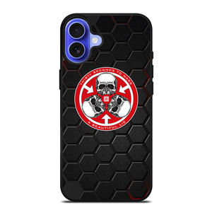 30 SECONDS TO MARS SKULL LOGO iPhone 16 Case Cover
