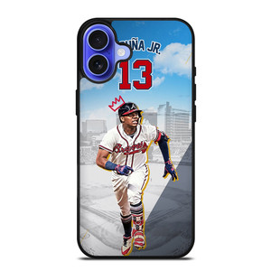 ACUNA JR ATLANTA BRAVES BASEBALL iPhone 16 Case Cover ACUNA JR ATLANTA BRAVES BASEBALL iPhone 16 Case Cover