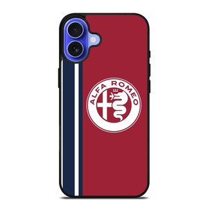 ALFA ROMEO STRIPE iPhone 16 Case Cover ALFA ROMEO STRIPE iPhone 16 Case Cover