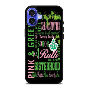 ALPHA KAPPA ALPHA 1 iPhone 16 Case Cover