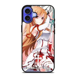 ASUNA YUUKI SWORD ART ONLINE iPhone 16 Case Cover ASUNA YUUKI SWORD ART ONLINE iPhone 16 Case Cover