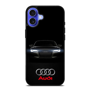 AUDI BLACK CAR iPhone 16 Case Cover