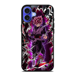 BLACK GOKU SUPER SAIYAN ROSE iPhone 16 Case Cover