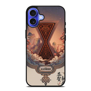 BLACK WIDOW LOGO ETERNAL iPhone 16 Case Cover BLACK WIDOW LOGO ETERNAL iPhone 16 Case Cover