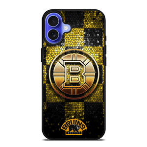 BOSTON BRUINS GOLD LOGO iPhone 16 Case Cover