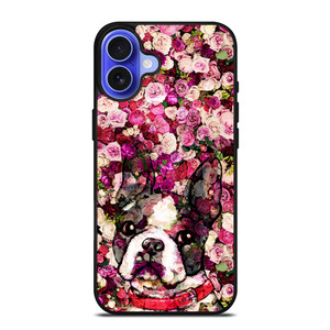 BOSTON TERRIER DOG 2 iPhone 16 Case Cover BOSTON TERRIER DOG 2 iPhone 16 Case Cover