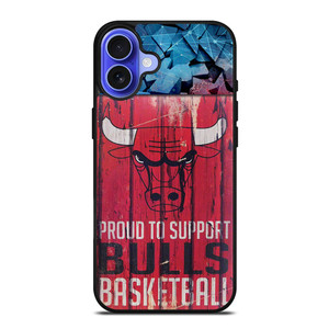 CHICAGO BULLS PROUD iPhone 16 Case Cover CHICAGO BULLS PROUD iPhone 16 Case Cover