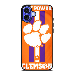 CLEMSON TIGERS PAW iPhone 16 Case Cover