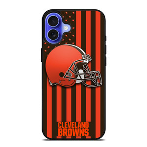 CLEVELAND BROWNS AMERICAN iPhone 16 Case Cover CLEVELAND BROWNS AMERICAN iPhone 16 Case Cover