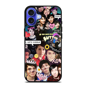DAN AND PHIL COLLAGE 3 iPhone 16 Case Cover DAN AND PHIL COLLAGE 3 iPhone 16 Case Cover