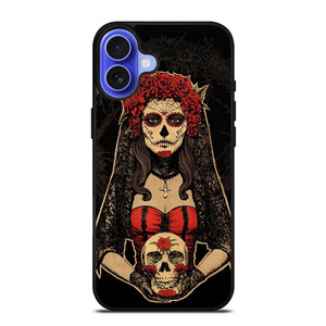 DAY OF THE DEAD ART iPhone 16 Case Cover DAY OF THE DEAD ART iPhone 16 Case Cover
