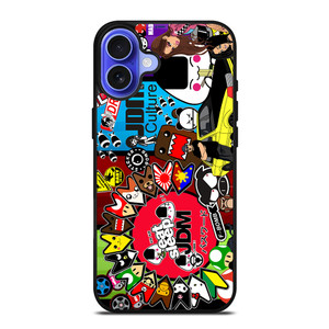 EAT SLEEP JDM COLLAGE iPhone 16 Case Cover