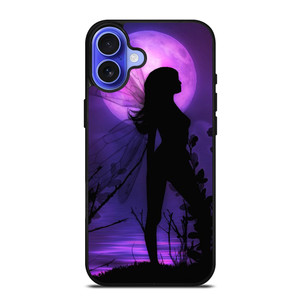FAIRY DRAGONFLIES PURPLE MOON iPhone 16 Case Cover