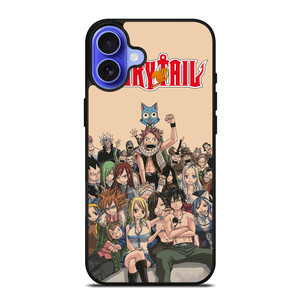FAIRY TAIL ANIME CHARACTER iPhone 16 Case Cover FAIRY TAIL ANIME CHARACTER iPhone 16 Case Cover
