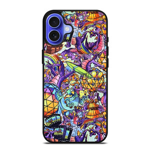 FIGMENT EPCOT DISNEY COLLAGE iPhone 16 Case Cover